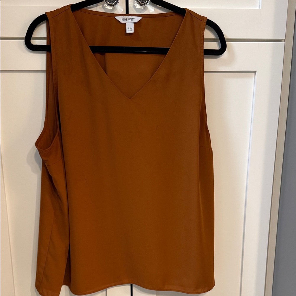 Nine West Women's Rust Tank Top